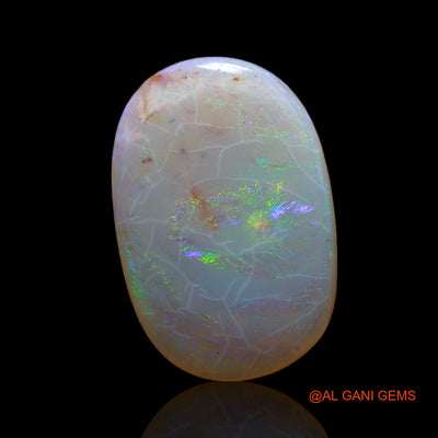 4.00 Cts Natural Australian Fire Opal Oval Cabochon Loose Gemstone For Jewelry 17x11x2 mm AF-78