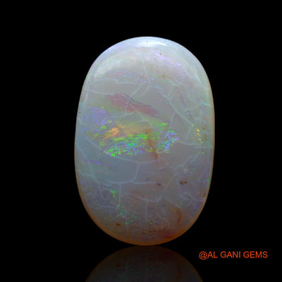 4.00 Cts Natural Australian Fire Opal Oval Cabochon Loose Gemstone For Jewelry 17x11x2 mm AF-78