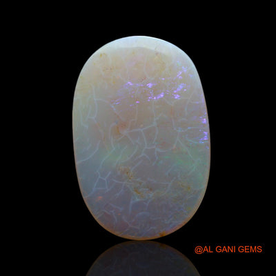 4.00 Cts Natural Australian Fire Opal Oval Cabochon Loose Gemstone For Jewelry 17x11x2 mm AF-78