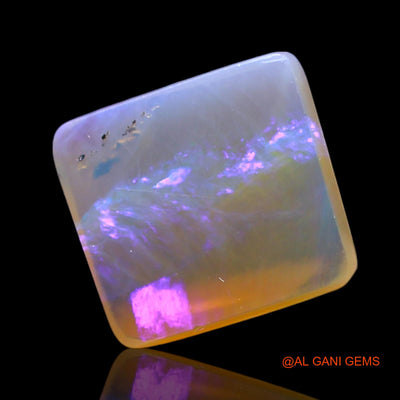2.00 Cts Natural Australian Fire Opal Loose Gemstone Square Cabochon 10x9x3 mm AF-790