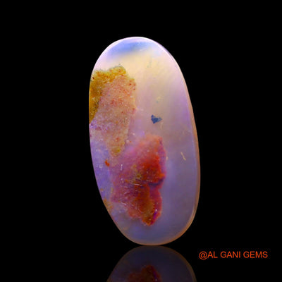 3.00 Cts Unheated Australian Fire Opal Loose Gemstone Oval Cabochon Natural 18x9x2 mm AF-791