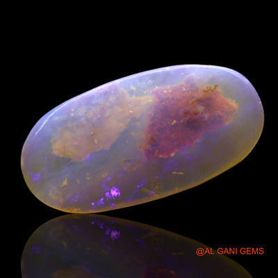 3.00 Cts Unheated Australian Fire Opal Loose Gemstone Oval Cabochon Natural 18x9x2 mm AF-791