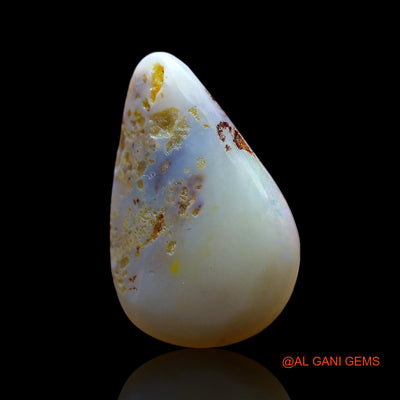 3.00 Cts Natural Australian Fire Opal Pear Cabochon Loose Gemstone For Jewelry 17x11x3 mm AF-793