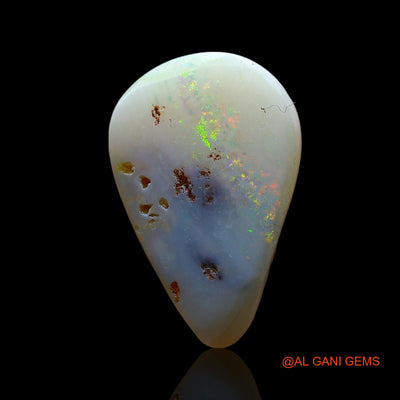 3.00 Cts Natural Australian Fire Opal Pear Cabochon Loose Gemstone For Jewelry 17x11x3 mm AF-793