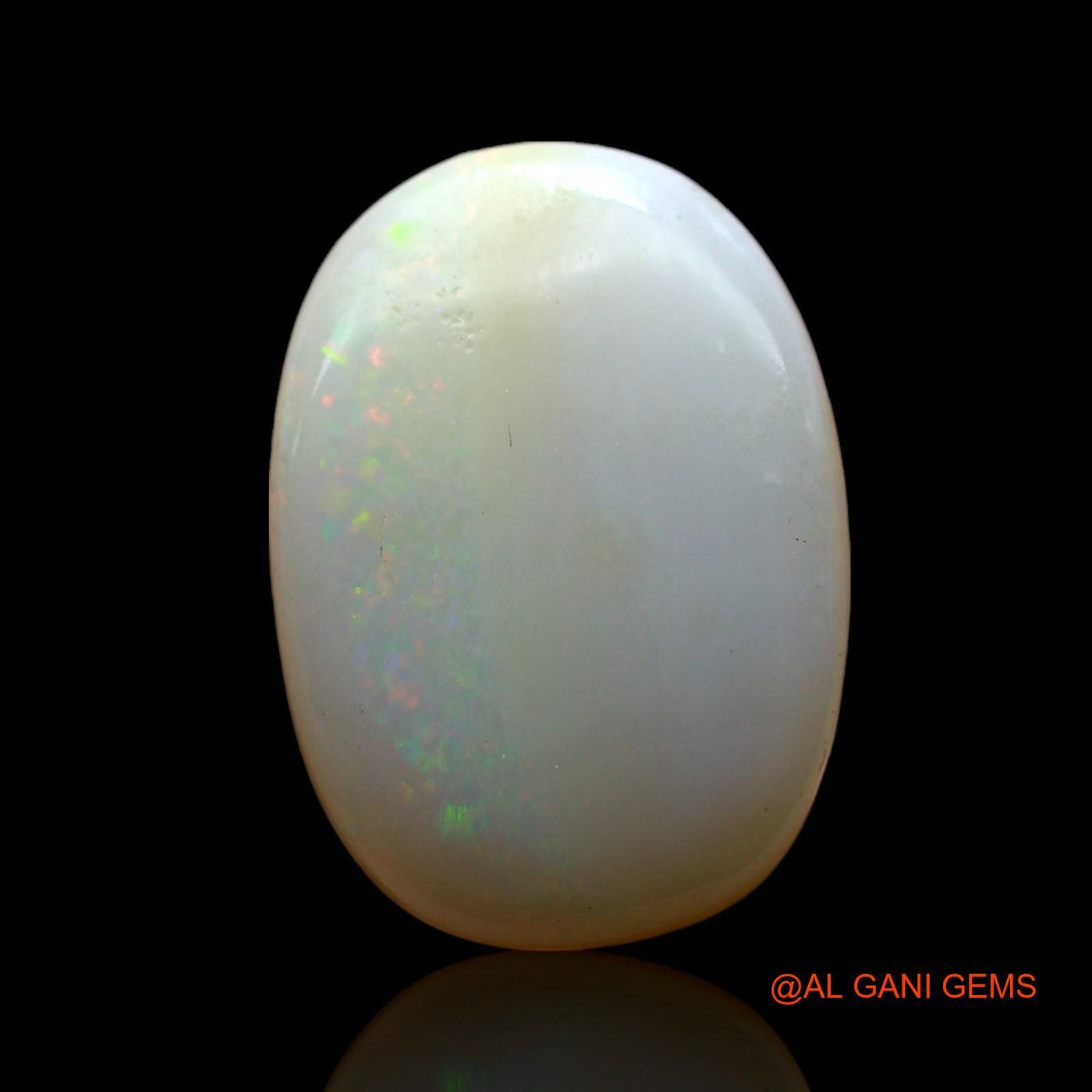 4.00 Cts Natural Australian Fire Opal Loose Gemstone Oval Cabochon 15x10x3 mm AF-794