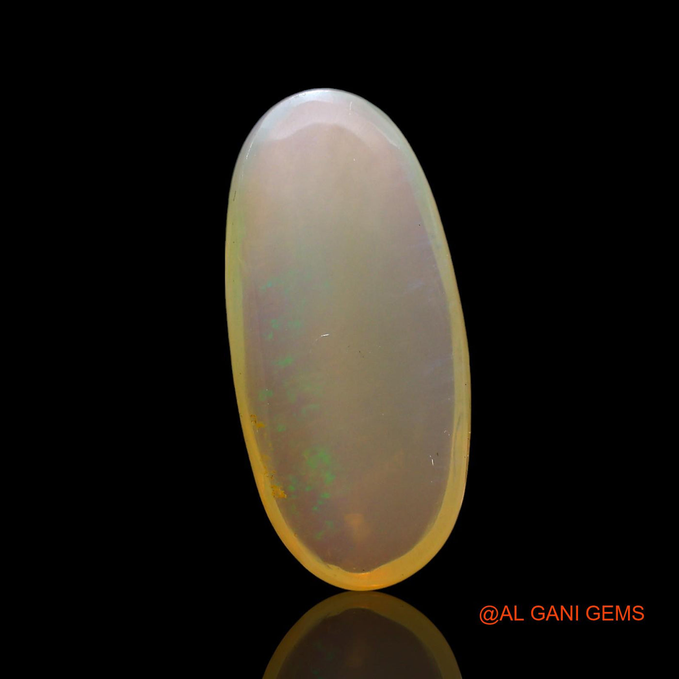3.00 Cts Natural Australian Fire Opal Oval Cabochon Loose Gemstone For Jewelry 17x8x3 mm AF-795
