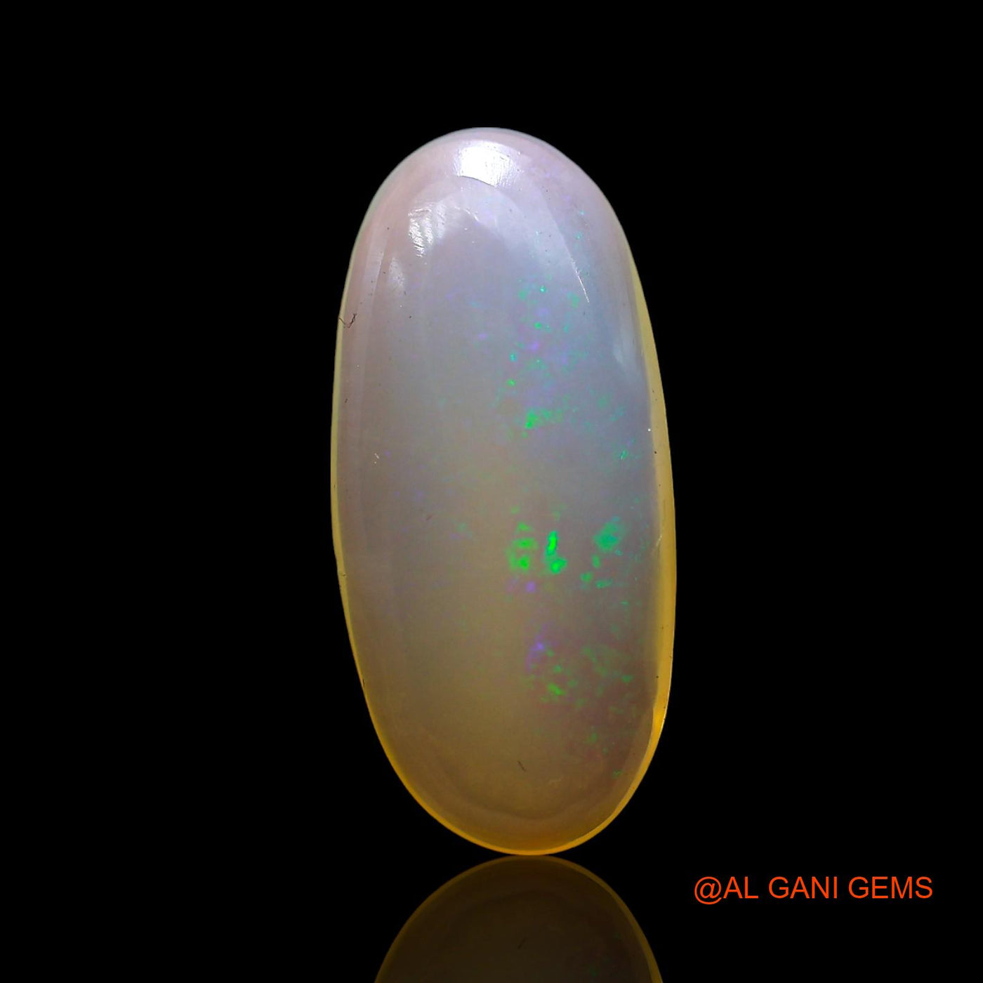3.00 Cts Natural Australian Fire Opal Oval Cabochon Loose Gemstone For Jewelry 17x8x3 mm AF-795