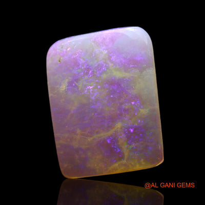 Natural Fire Opal Gemstone 1.00 Cts Loose Square Cabochon From Australia 11x8x1 mm AF-796