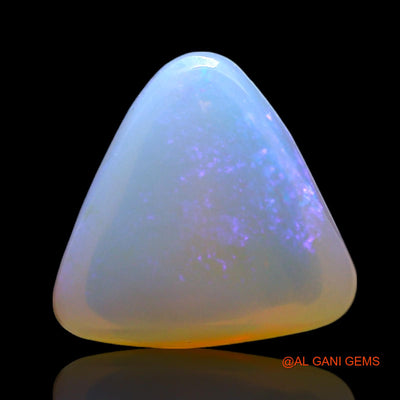 2.00 Cts Unheated Australian Fire Opal Loose Gemstone Trillion Cabochon Natural 10x9x4 mm AF-799