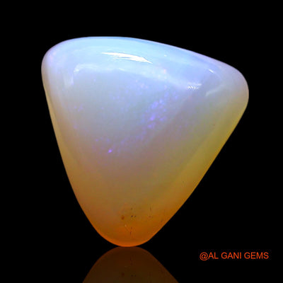 2.00 Cts Unheated Australian Fire Opal Loose Gemstone Trillion Cabochon Natural 10x9x4 mm AF-799