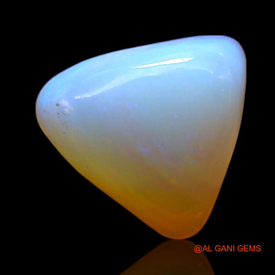 2.00 Cts Unheated Australian Fire Opal Loose Gemstone Trillion Cabochon Natural 10x9x4 mm AF-799
