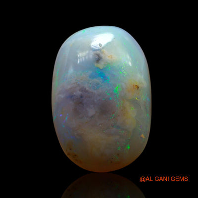 7.00 Cts Natural Australian Fire Opal Loose Gemstone Oval Cabochon 17x11x5 mm AF-79