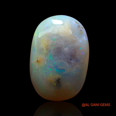 7.00 Cts Natural Australian Fire Opal Loose Gemstone Oval Cabochon 17x11x5 mm AF-79
