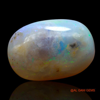 7.00 Cts Natural Australian Fire Opal Loose Gemstone Oval Cabochon 17x11x5 mm AF-79