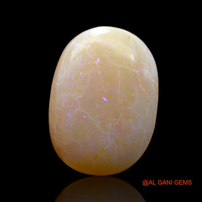 20.00 Cts Unheated Australian Fire Opal Loose Gemstone Oval Cabochon Natural 22x15x8 mm AF-7