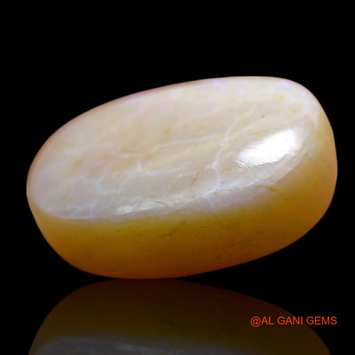20.00 Cts Unheated Australian Fire Opal Loose Gemstone Oval Cabochon Natural 22x15x8 mm AF-7