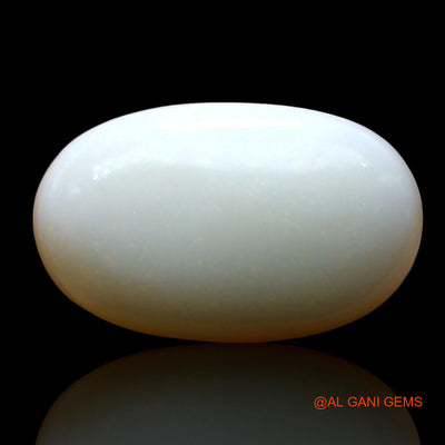 Natural Untreated Fire Opal Loose Gemstone Oval Cabochon From Australia 6.00 Cts 18x11x5 mm AF-804