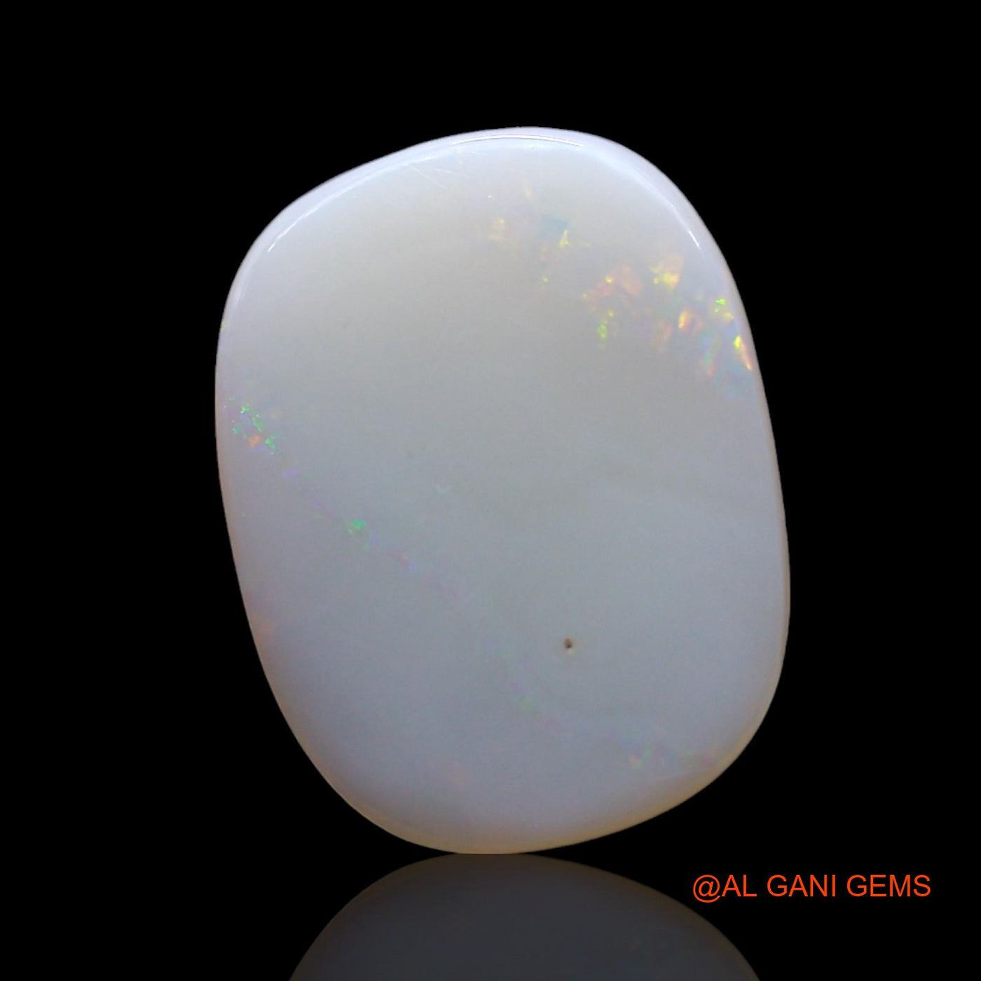 2.00 Cts Unheated Australian Fire Opal Loose Gemstone Oval Cabochon Natural 17x13x1 mm AF-805