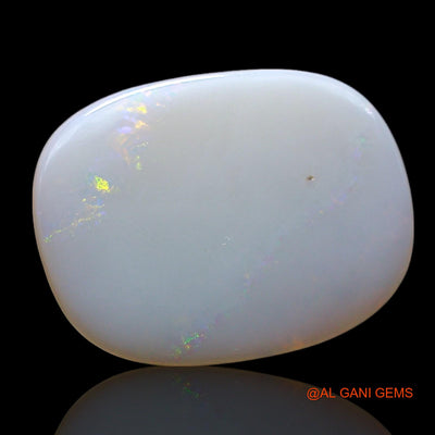 2.00 Cts Unheated Australian Fire Opal Loose Gemstone Oval Cabochon Natural 17x13x1 mm AF-805