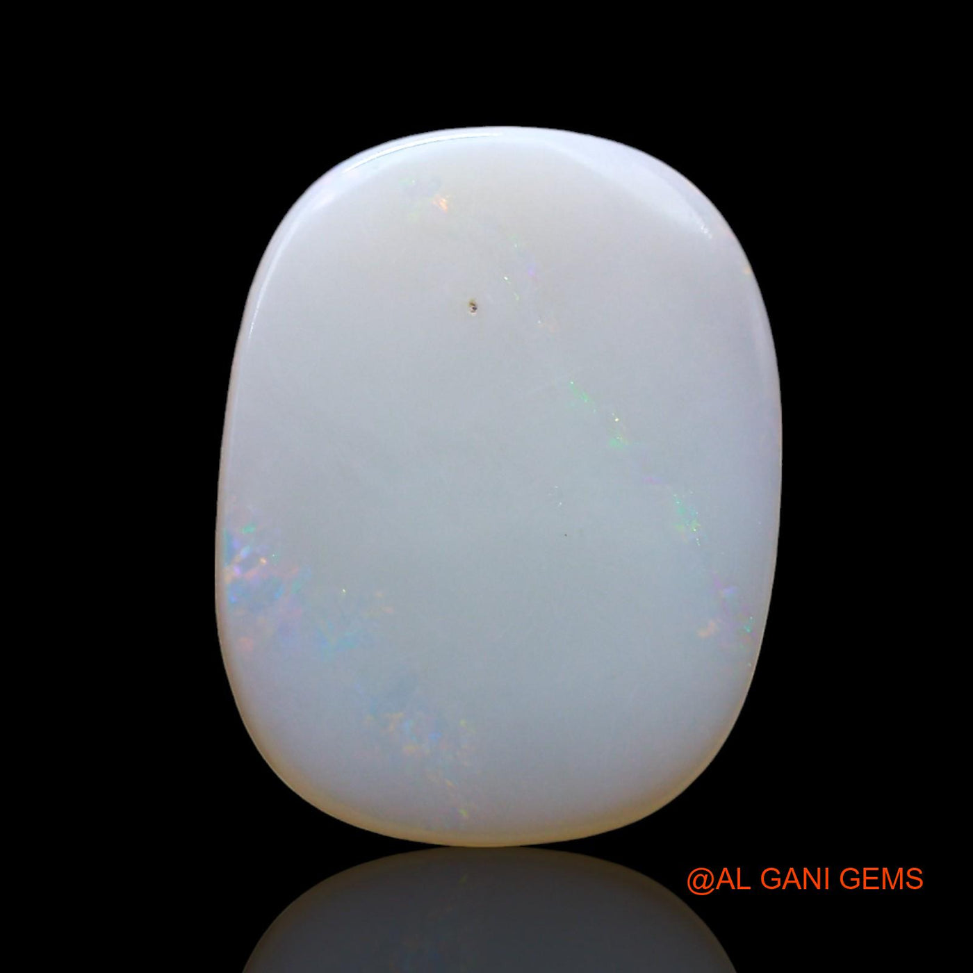 2.00 Cts Unheated Australian Fire Opal Loose Gemstone Oval Cabochon Natural 17x13x1 mm AF-805
