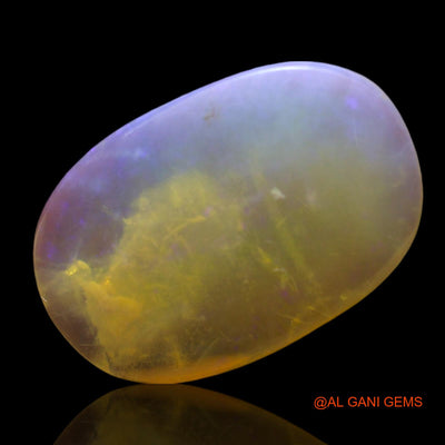 4.00 Cts Unheated Australian Fire Opal Loose Gemstone Oval Cabochon Natural 18x12x3 mm AF-808
