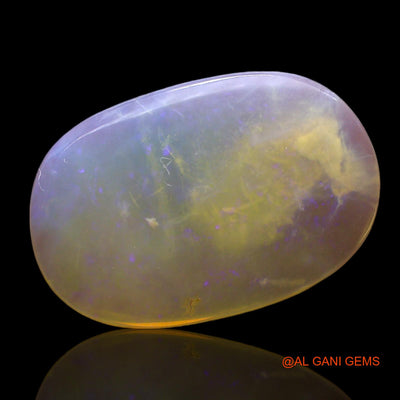 4.00 Cts Unheated Australian Fire Opal Loose Gemstone Oval Cabochon Natural 18x12x3 mm AF-808