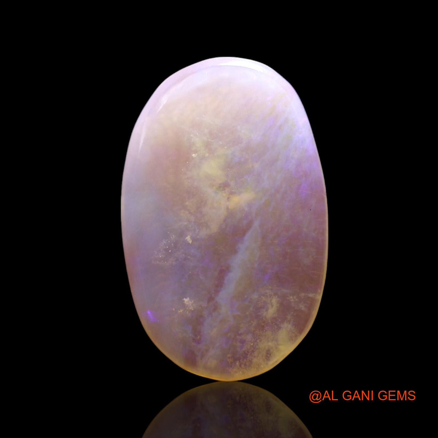 3.00 Cts Natural Australian Fire Opal Oval Cabochon Loose Gemstone For Jewelry 18x11x2 mm AF-809