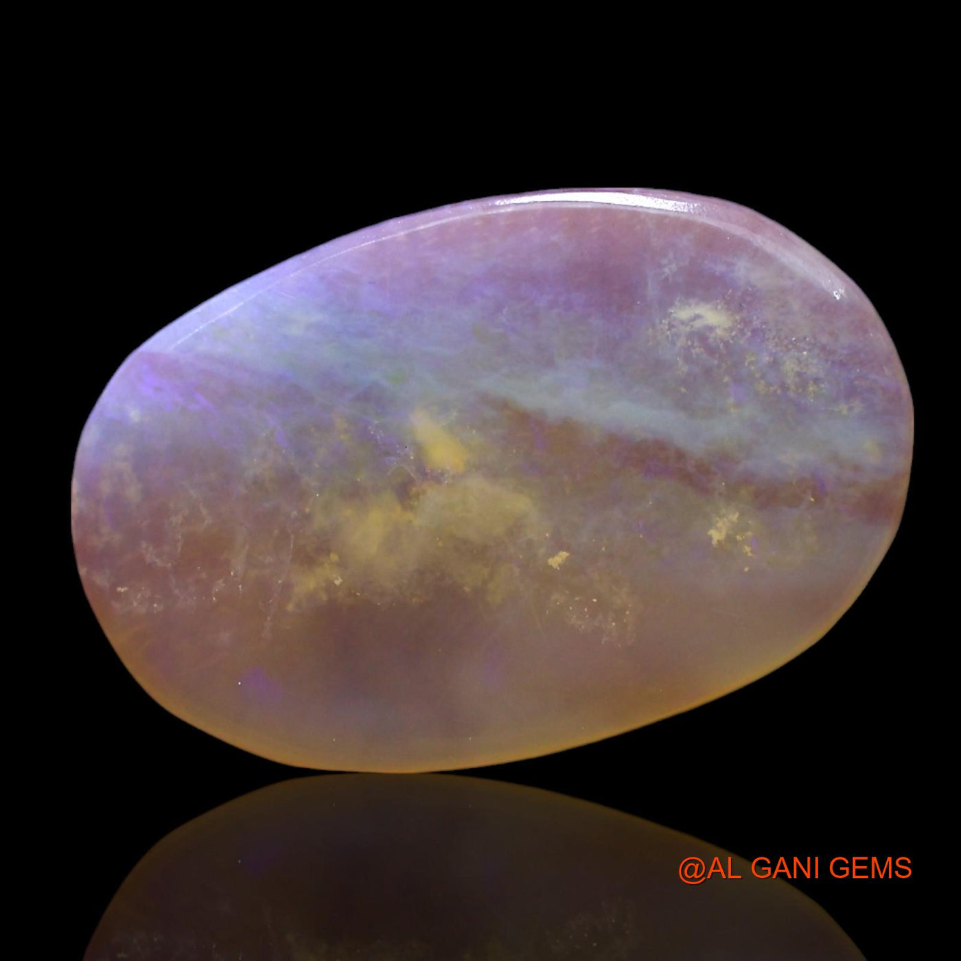 3.00 Cts Natural Australian Fire Opal Oval Cabochon Loose Gemstone For Jewelry 18x11x2 mm AF-809