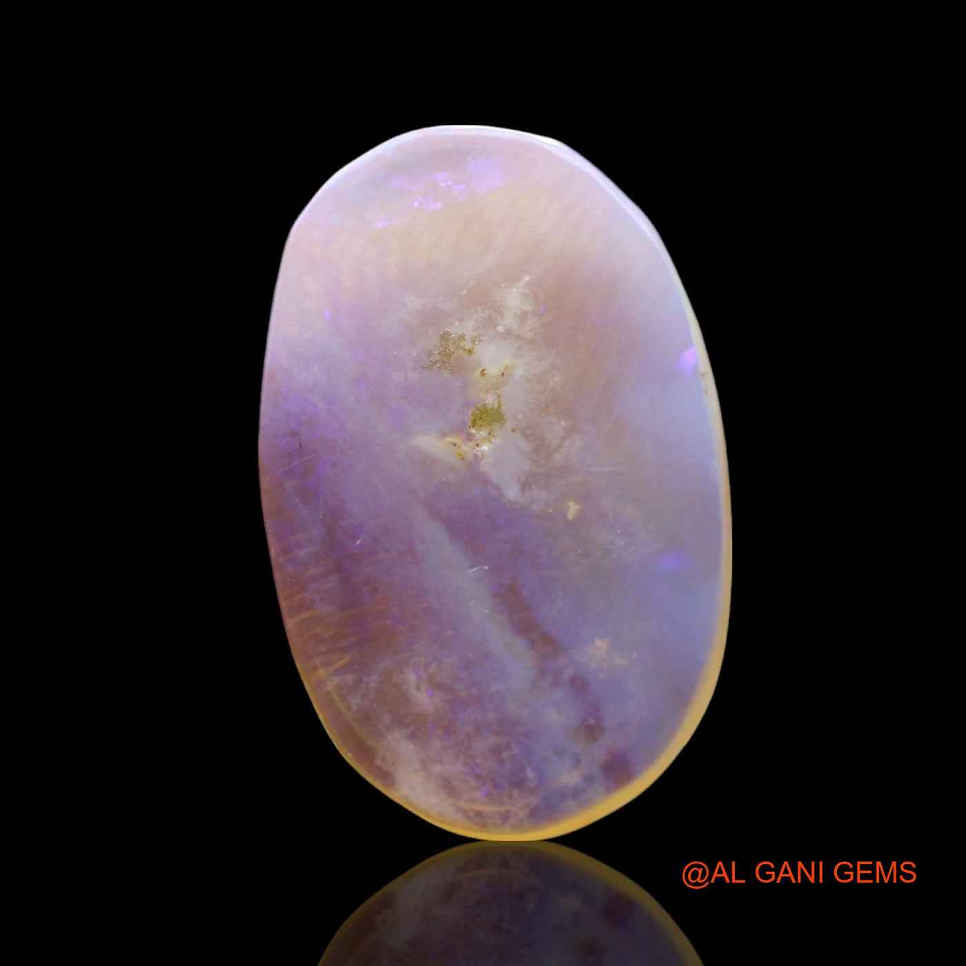 3.00 Cts Natural Australian Fire Opal Oval Cabochon Loose Gemstone For Jewelry 18x11x2 mm AF-809