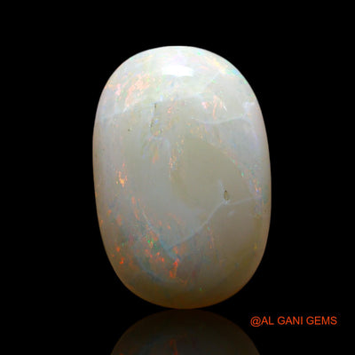 6.00 Cts Natural Australian Fire Opal Oval Cabochon Loose Gemstone For Jewelry 17x11x4 mm AF-80