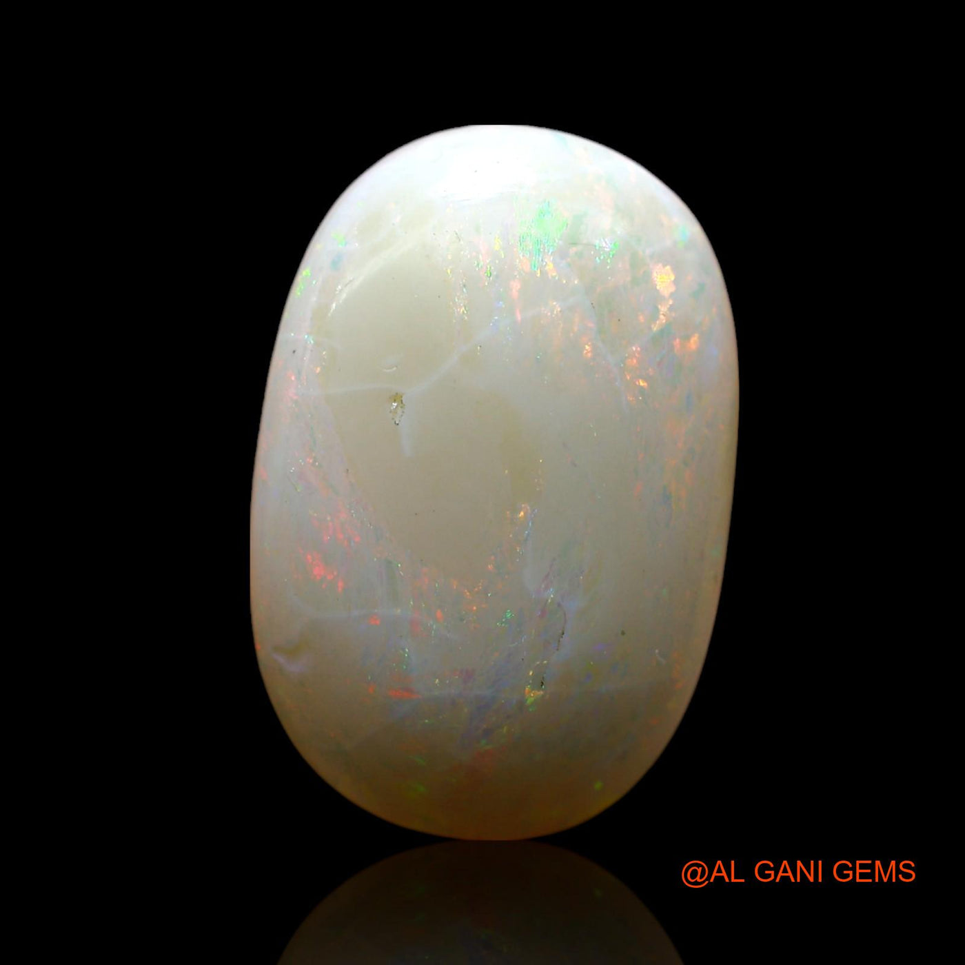 6.00 Cts Natural Australian Fire Opal Oval Cabochon Loose Gemstone For Jewelry 17x11x4 mm AF-80