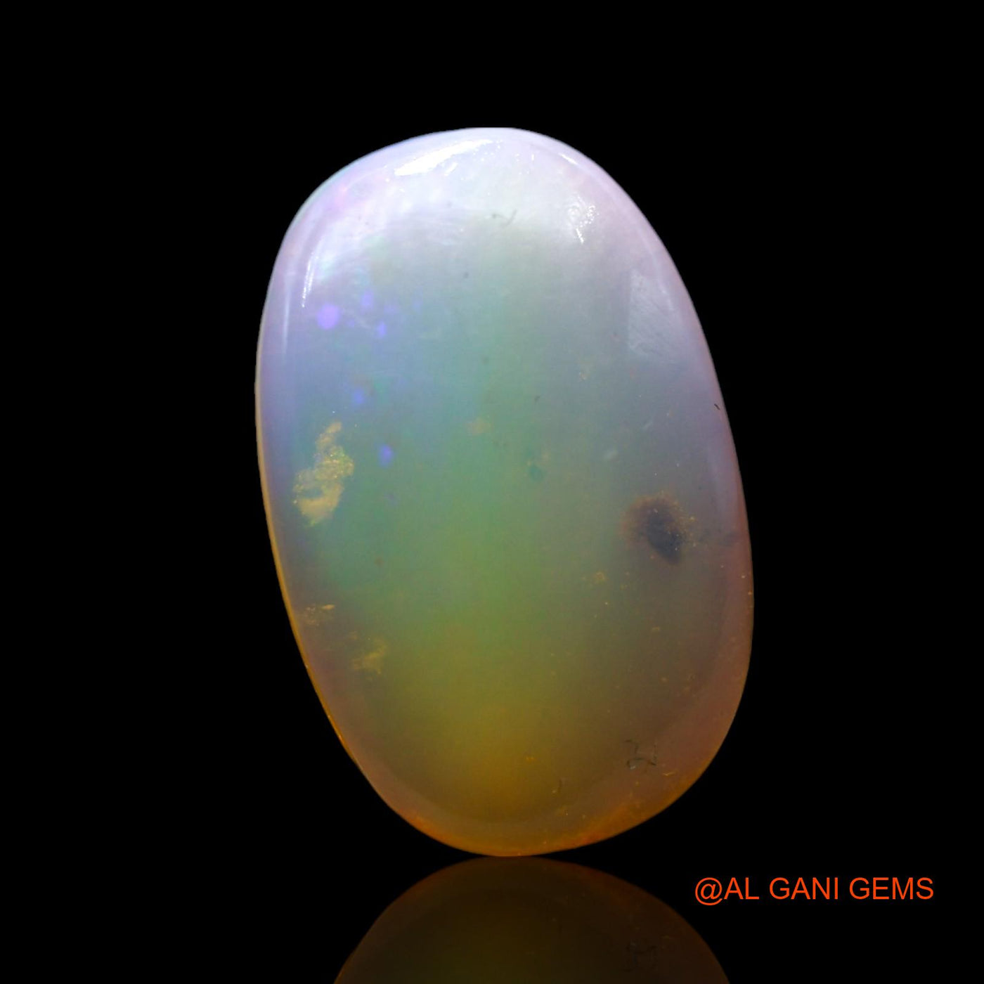 5.00 Cts Natural Australian Fire Opal Loose Gemstone Oval Cabochon 17x10x4 mm AF-810