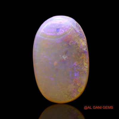 5.00 Cts Natural Australian Fire Opal Loose Gemstone Oval Cabochon 17x10x4 mm AF-813