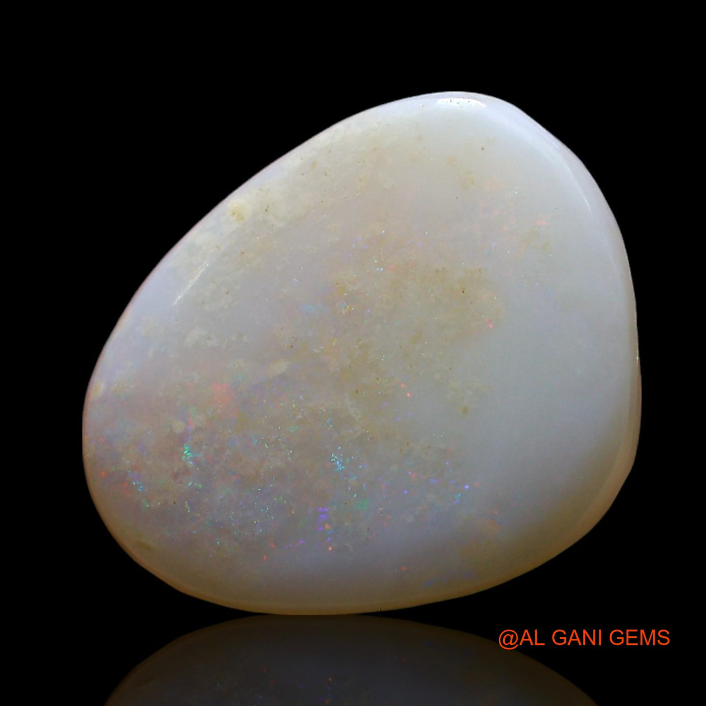 5.00 Cts Natural Australian Fire Opal Loose Gemstone Fancy Cabochon 15x12x4 mm AF-814