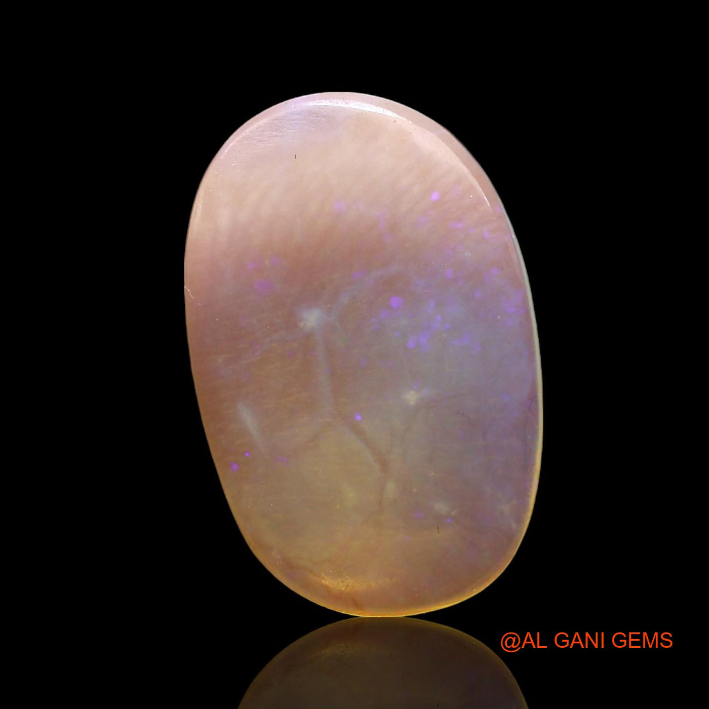 3.00 Cts Natural Australian Fire Opal Loose Gemstone Oval Cabochon 17x11x2 mm AF-816