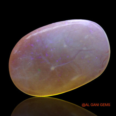 3.00 Cts Natural Australian Fire Opal Loose Gemstone Oval Cabochon 17x11x2 mm AF-816
