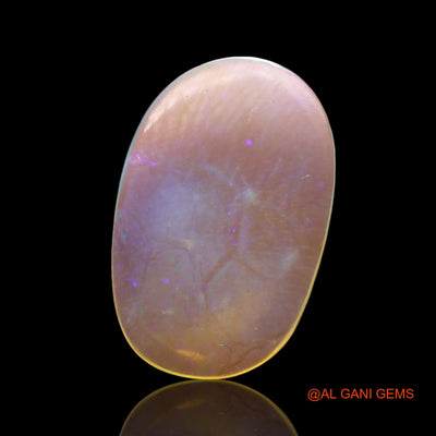 3.00 Cts Natural Australian Fire Opal Loose Gemstone Oval Cabochon 17x11x2 mm AF-816