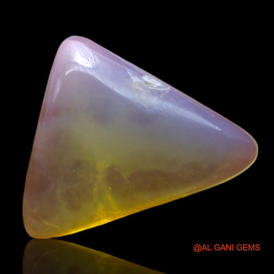 4.00 Cts Natural Australian Fire Opal Trillion Cabochon Loose Gemstone For Jewelry 14x12x4 mm AF-817