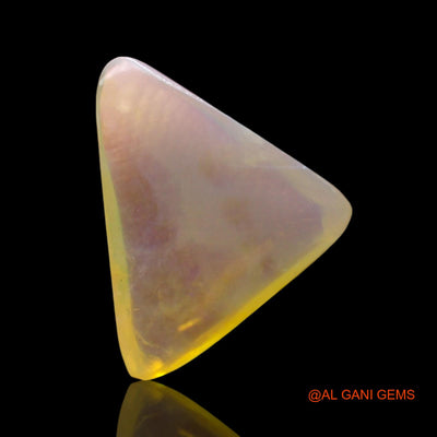 4.00 Cts Natural Australian Fire Opal Trillion Cabochon Loose Gemstone For Jewelry 14x12x4 mm AF-817