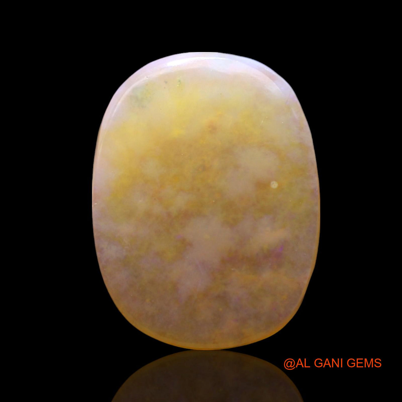 4.00 Cts Natural Australian Fire Opal Oval Cabochon Loose Gemstone For Jewelry 16x12x2 mm AF-818