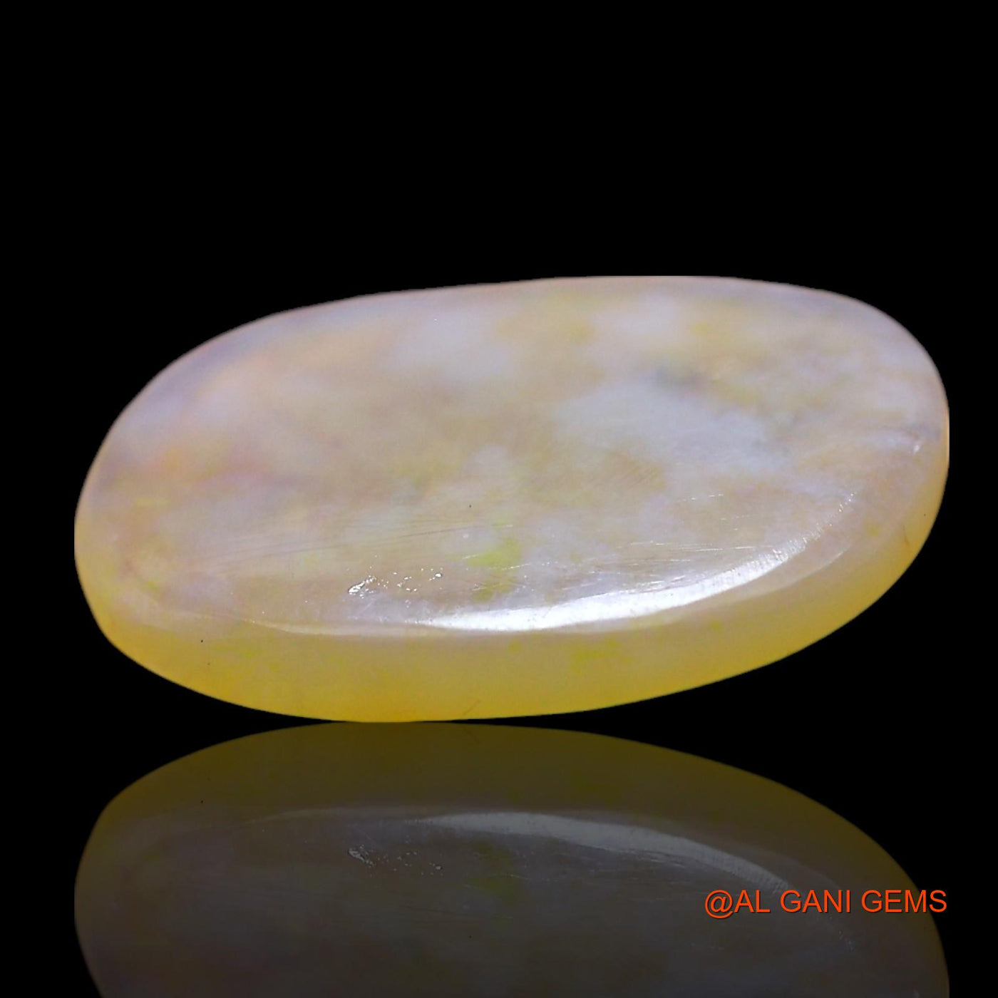4.00 Cts Natural Australian Fire Opal Oval Cabochon Loose Gemstone For Jewelry 16x12x2 mm AF-818