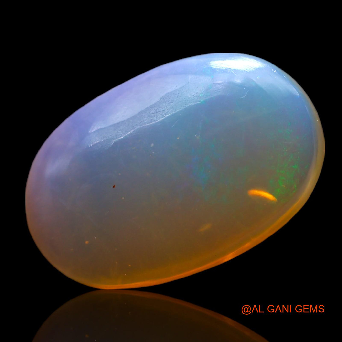 5.00 Cts Natural Australian Fire Opal Loose Gemstone Oval Cabochon 16x11x4 mm AF-820