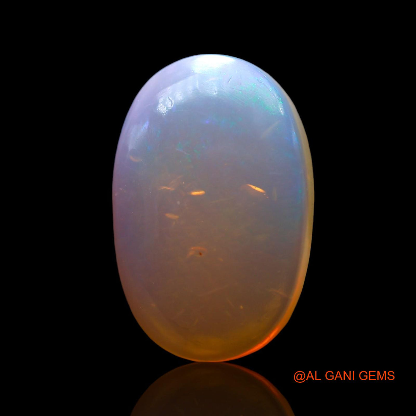 5.00 Cts Natural Australian Fire Opal Loose Gemstone Oval Cabochon 16x11x4 mm AF-820