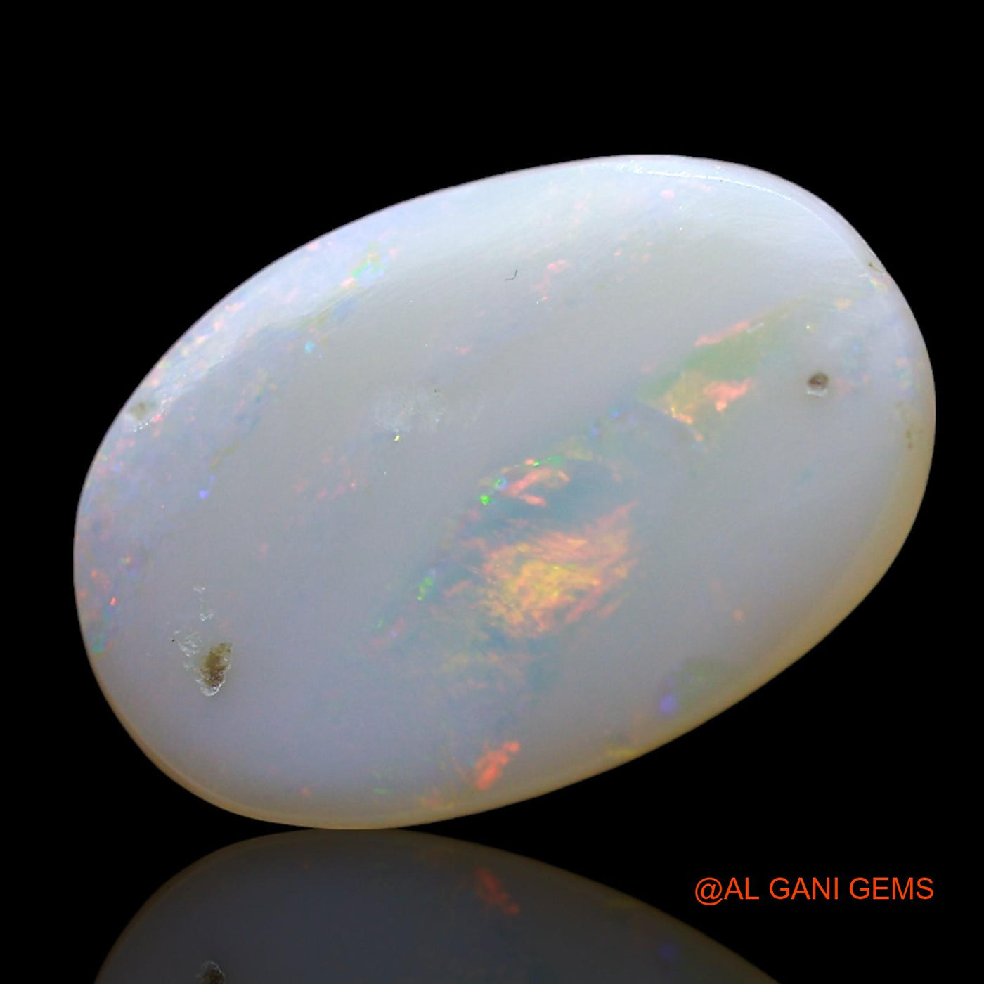 3.00 Cts Natural Australian Fire Opal Loose Gemstone Oval Cabochon 16x11x3 mm AF-821
