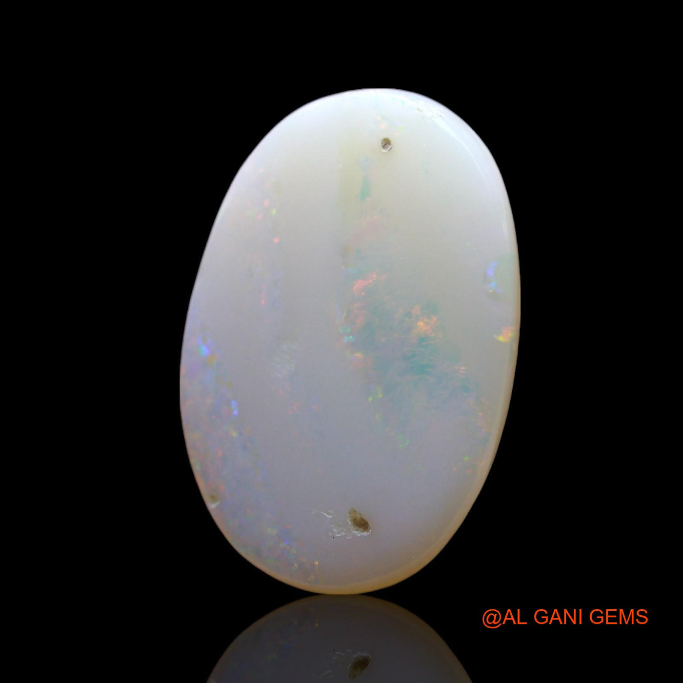 3.00 Cts Natural Australian Fire Opal Loose Gemstone Oval Cabochon 16x11x3 mm AF-821