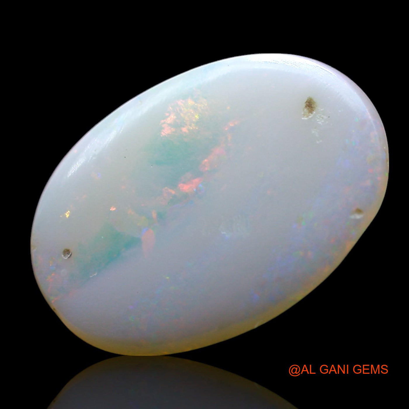 3.00 Cts Natural Australian Fire Opal Loose Gemstone Oval Cabochon 16x11x3 mm AF-821