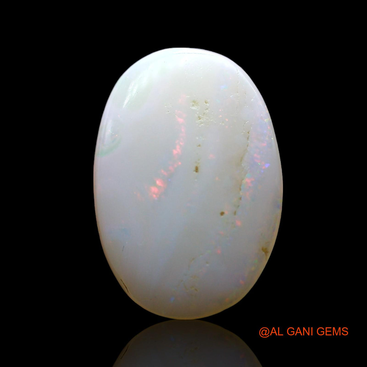 3.00 Cts Natural Australian Fire Opal Loose Gemstone Oval Cabochon 16x11x3 mm AF-821