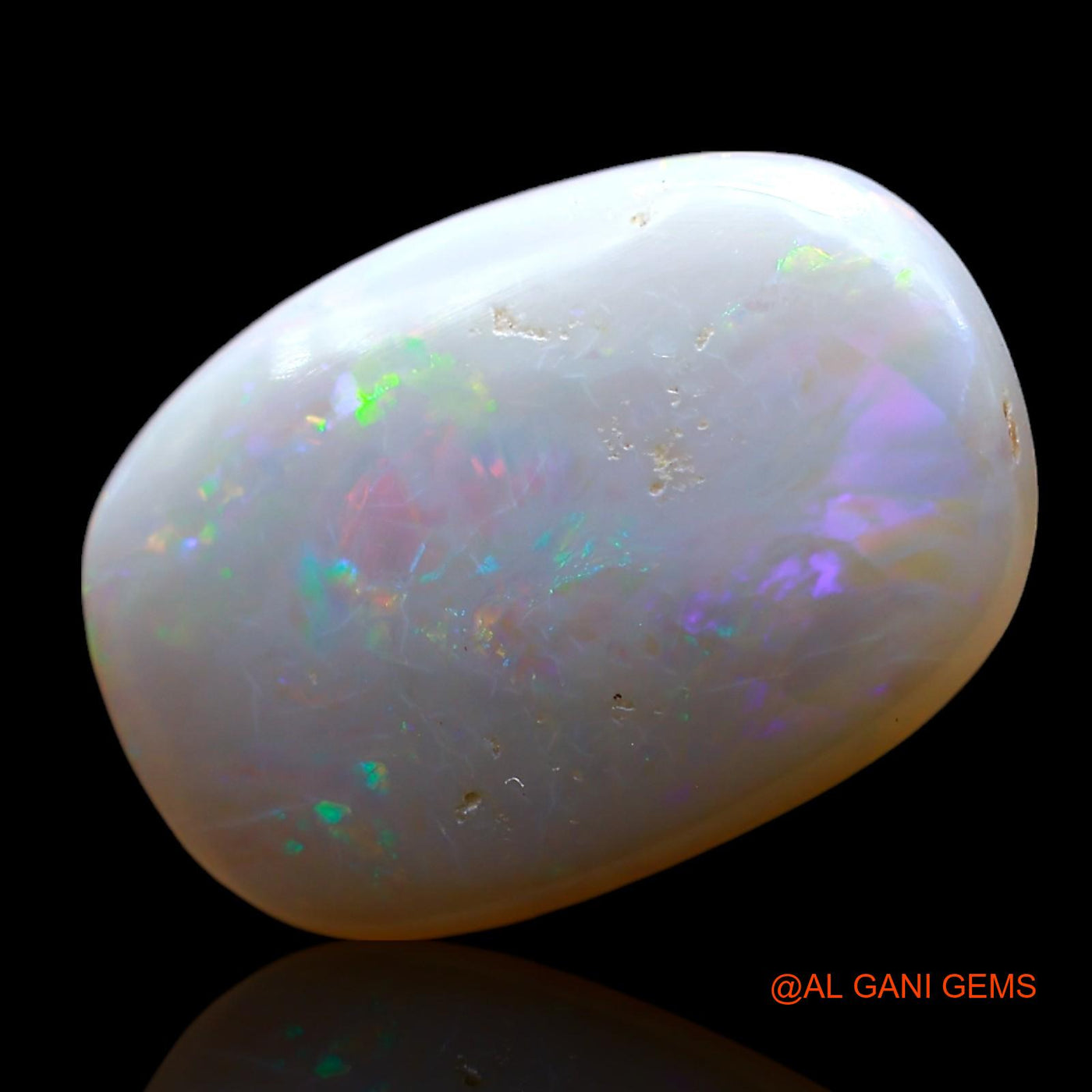 3.00 Cts Unheated Australian Fire Opal Loose Gemstone Oval Cabochon Natural 16x11x2 mm AF-822