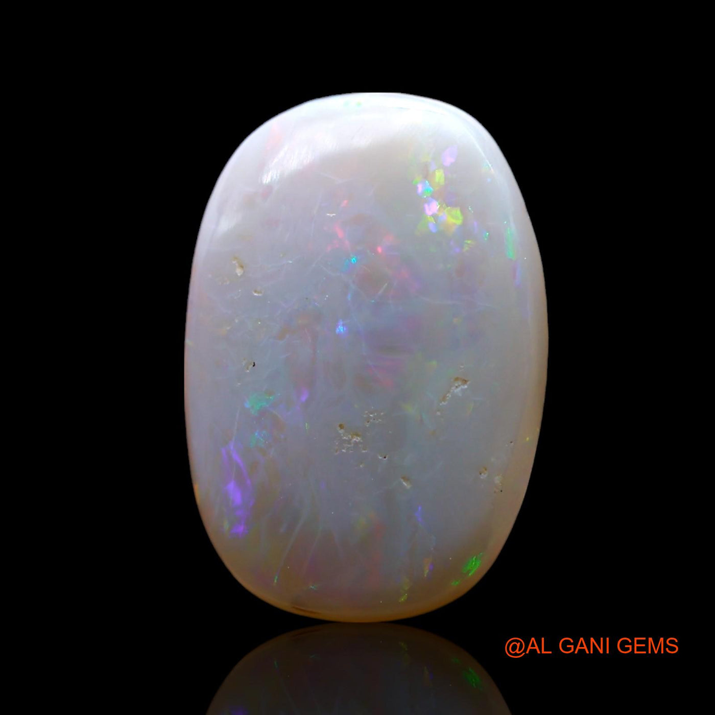 3.00 Cts Unheated Australian Fire Opal Loose Gemstone Oval Cabochon Natural 16x11x2 mm AF-822