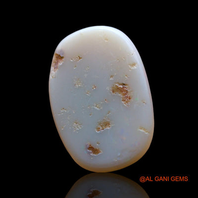 3.00 Cts Unheated Australian Fire Opal Loose Gemstone Oval Cabochon Natural 16x11x2 mm AF-822